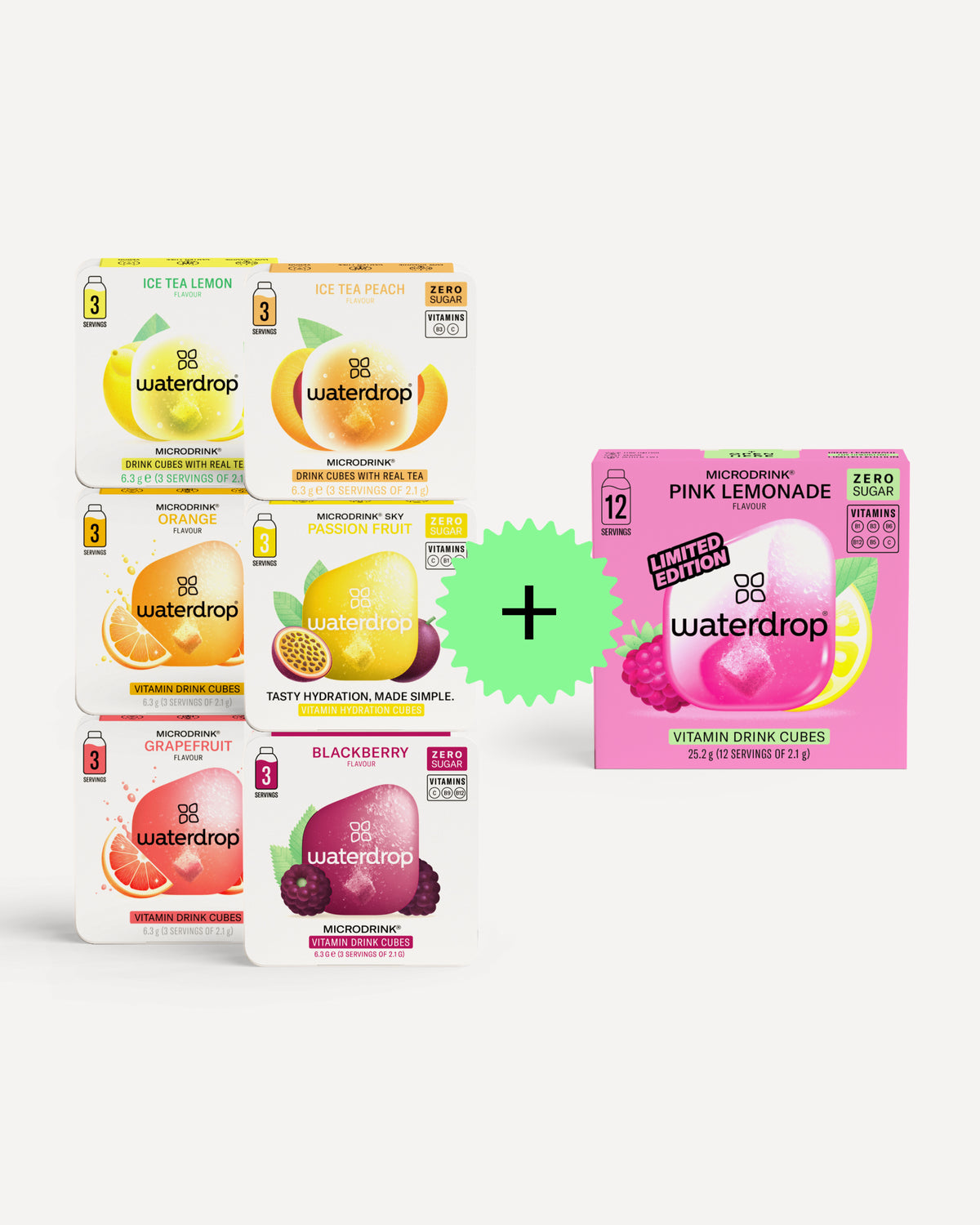 Microdrink Taster Pack + PINK LEMONADE