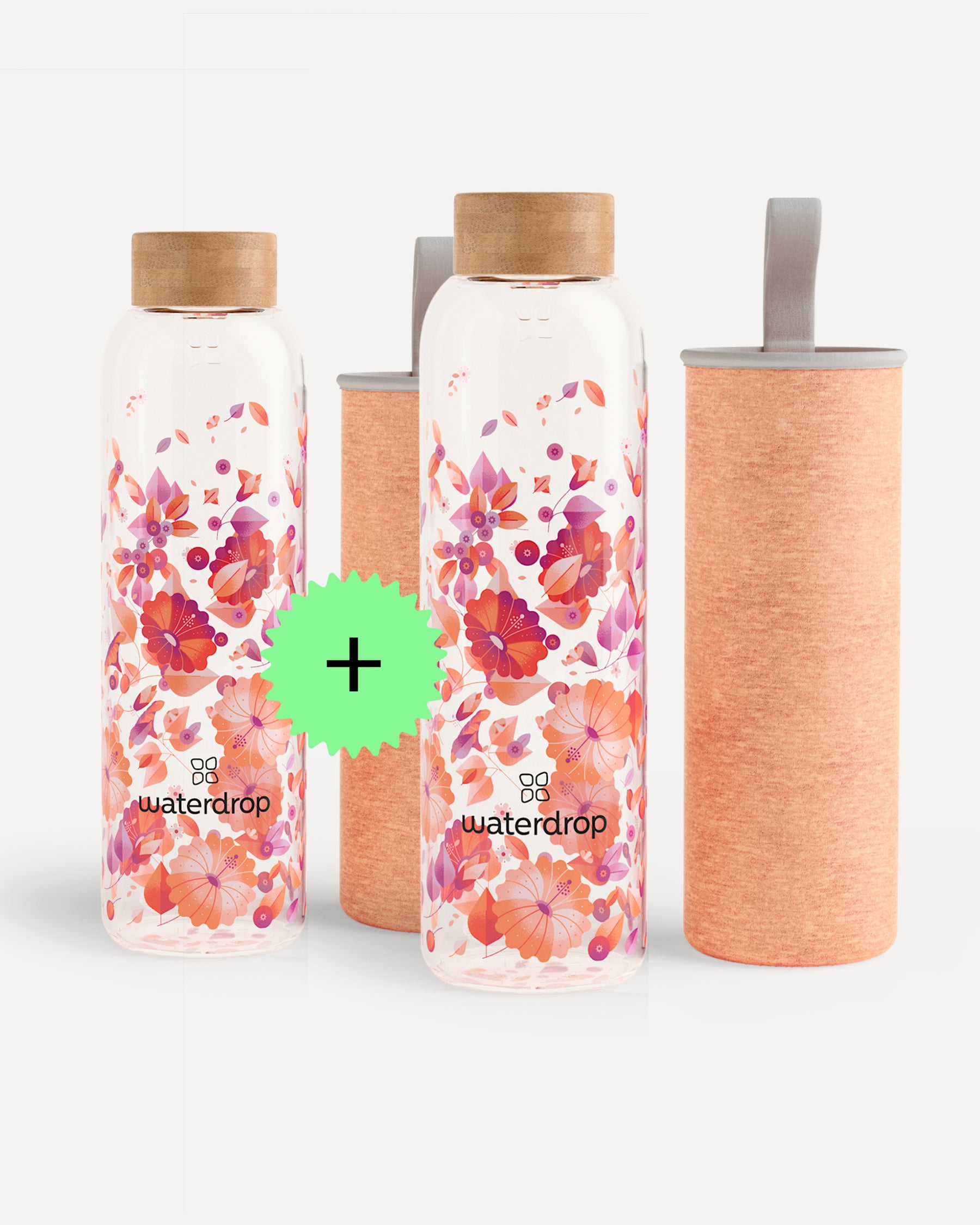 Edition Glass RELAX 600ml orange sleeve 1+1