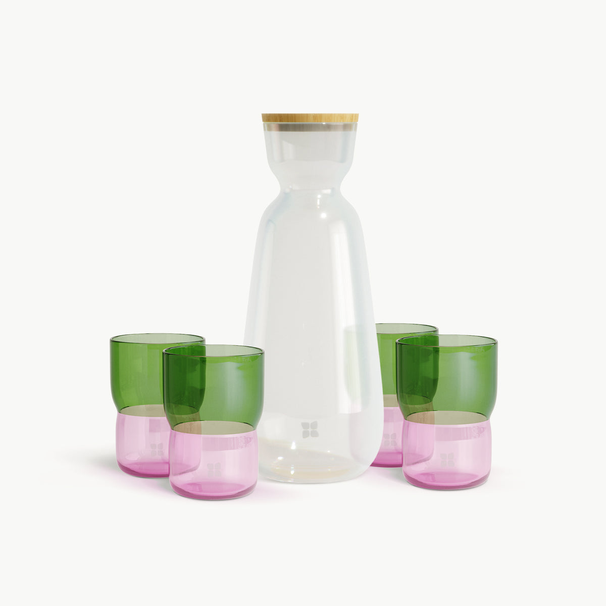 Signature Carafe + Curved Glass Set