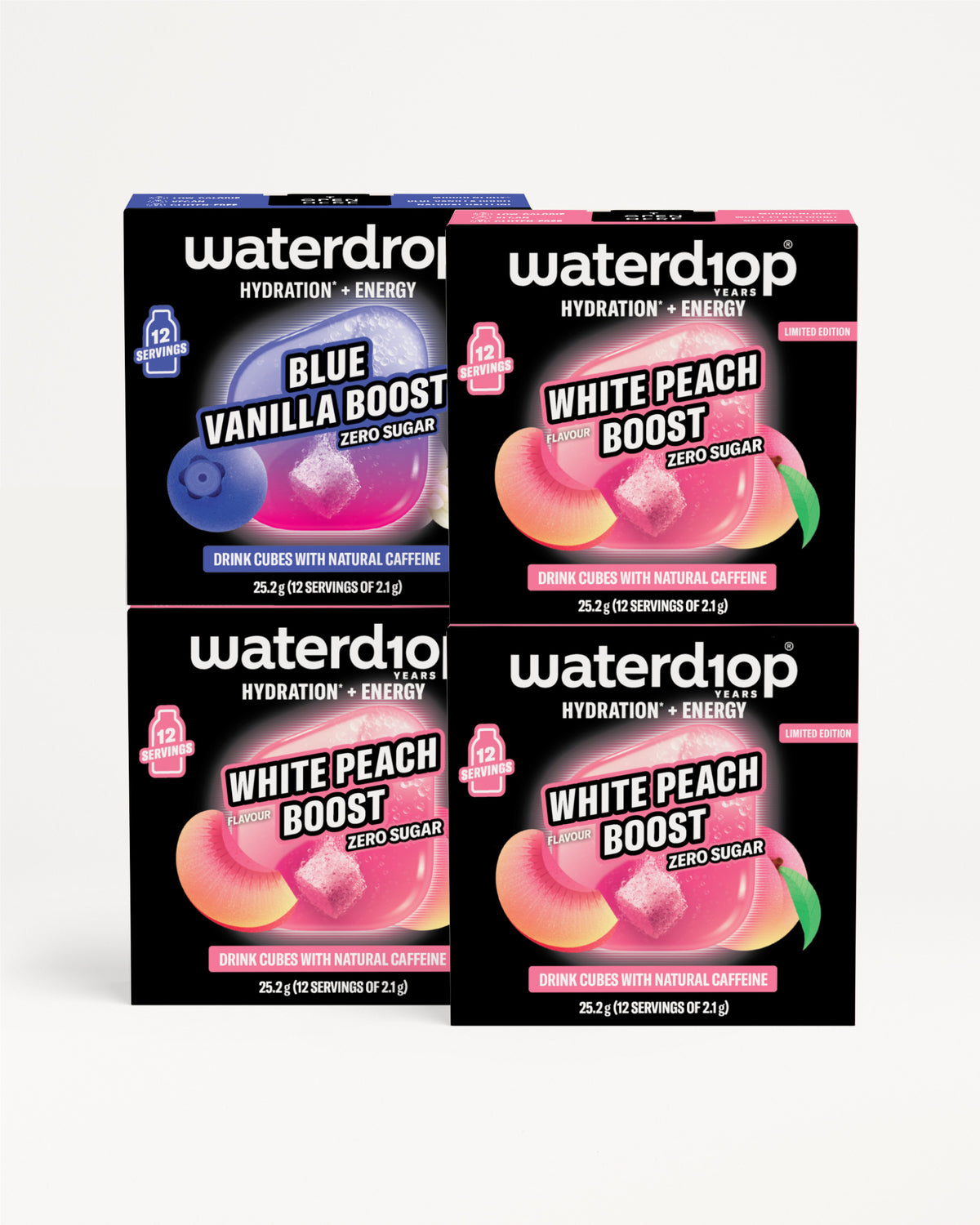 3+1 White Peach + Blue Vanilla Boost