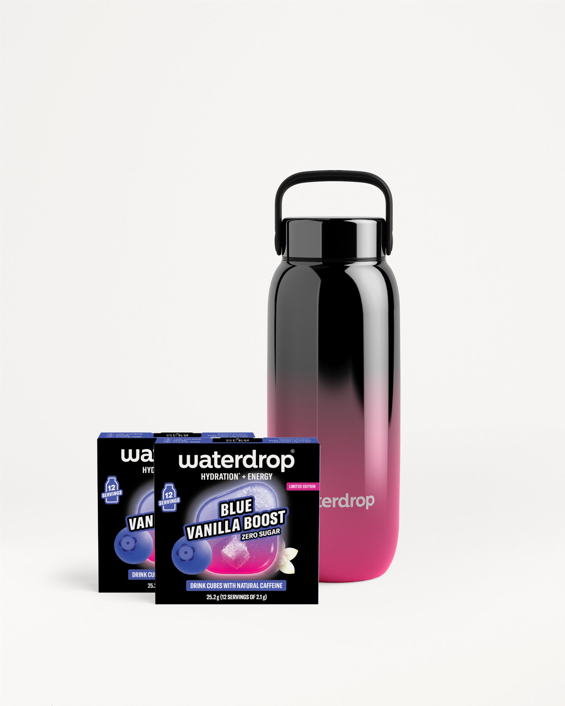 Blue Vanilla Boost Ombre Bottle Set