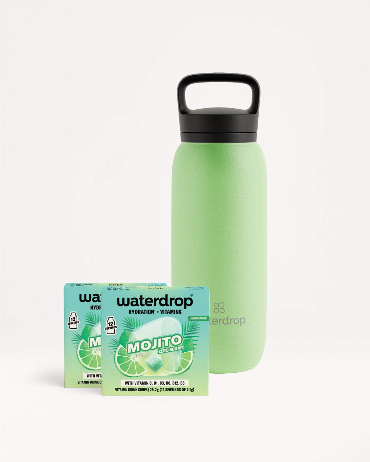 MOJITO Green All Purpose 600ml Bottle Set