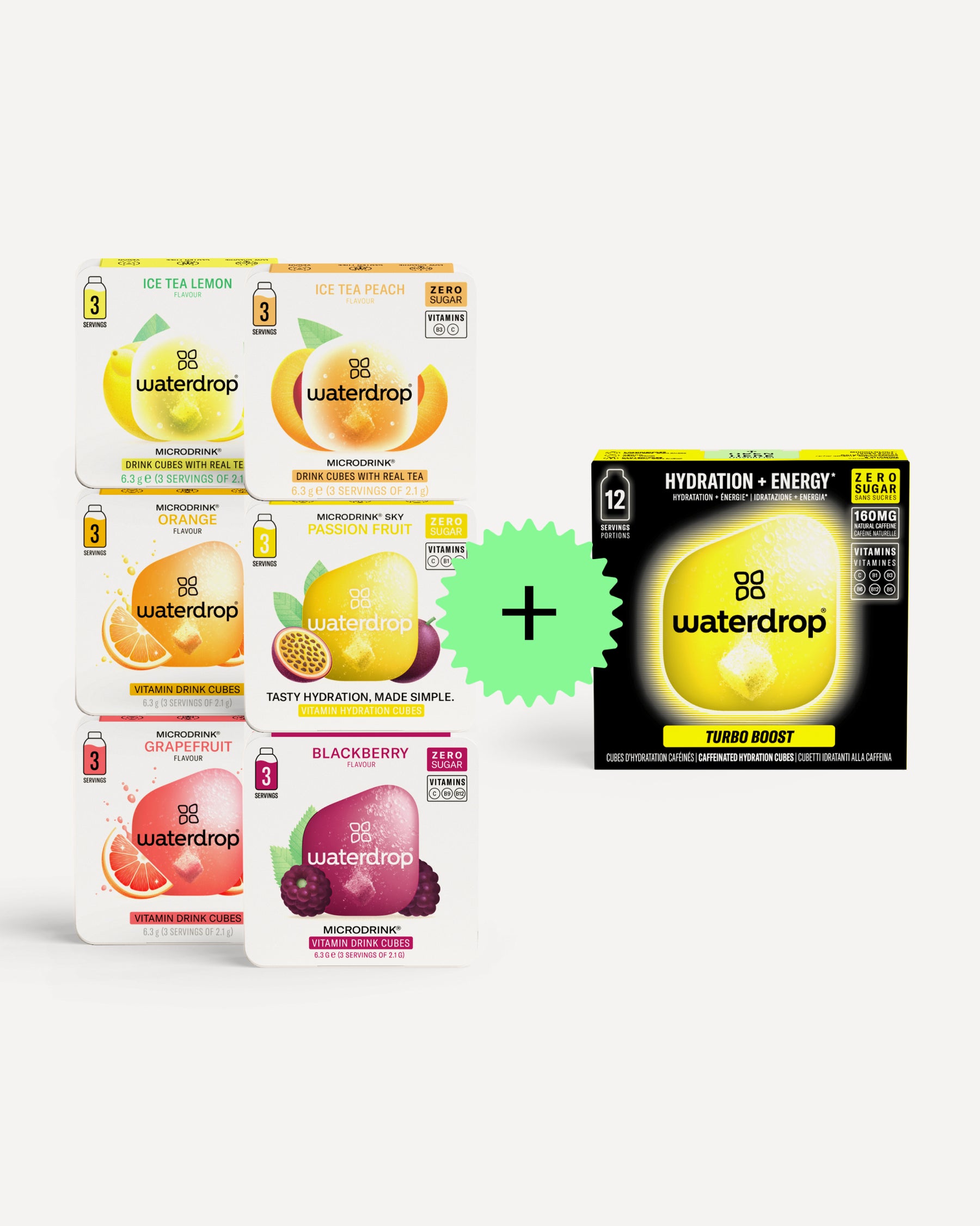Microdrink Taster Pack + TURBO BOOST