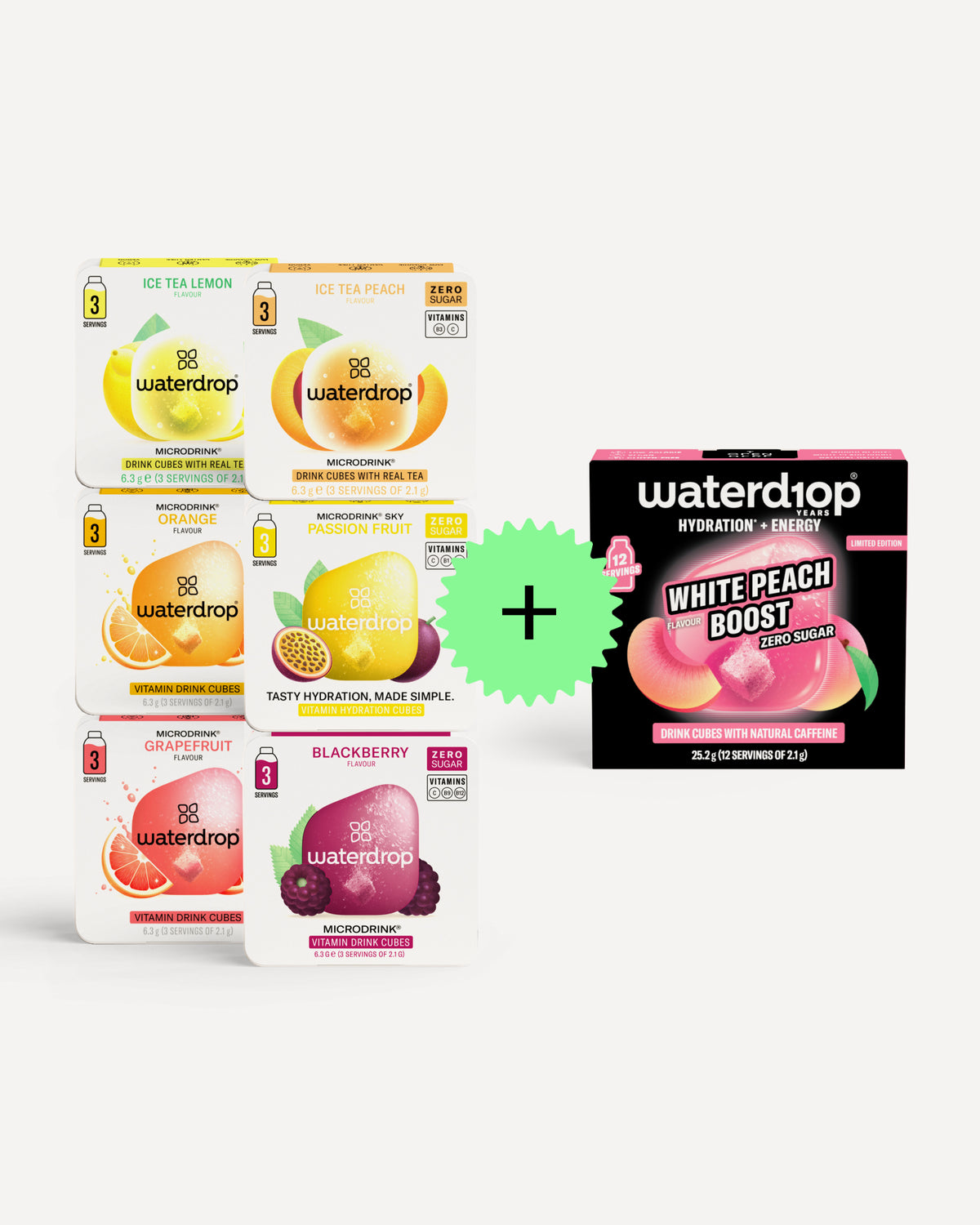 Microdrink Taster Pack +WHITE PEACH BOOST