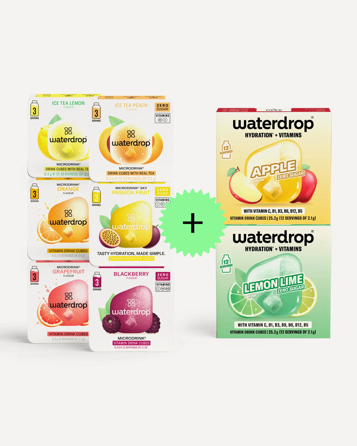 Microdrink Taster Pack + APPLE + LEMON LIME