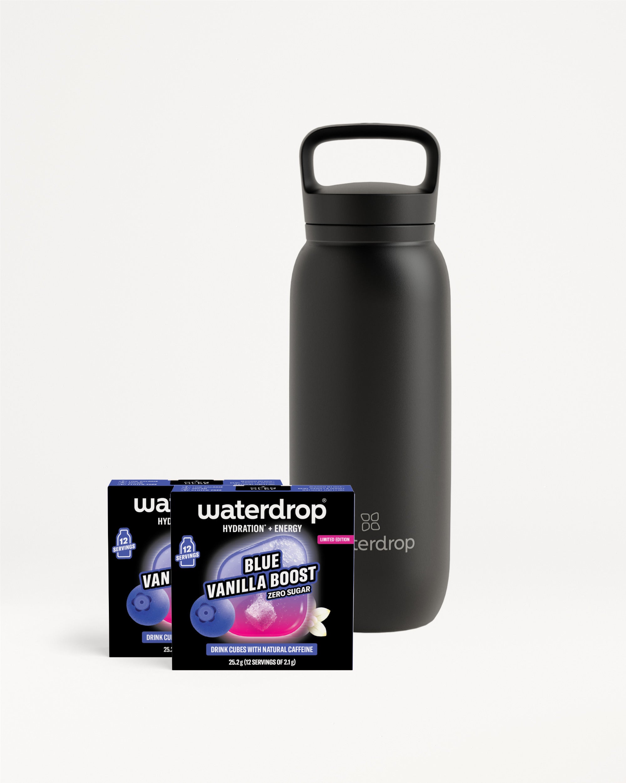 Thermo Stainless Steel Bottle 600ml | waterdrop®