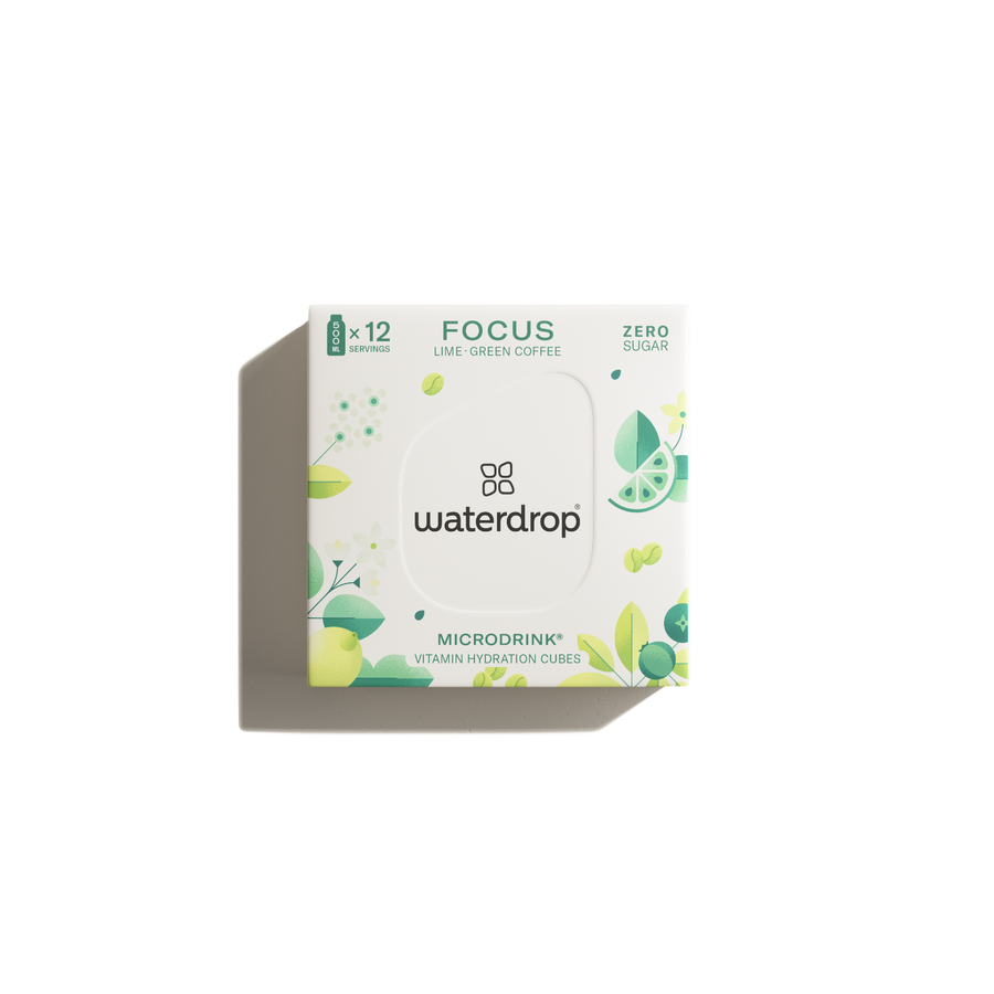 FOCUS Microdrink: Lime + Green Coffee | Order 12-Pack now